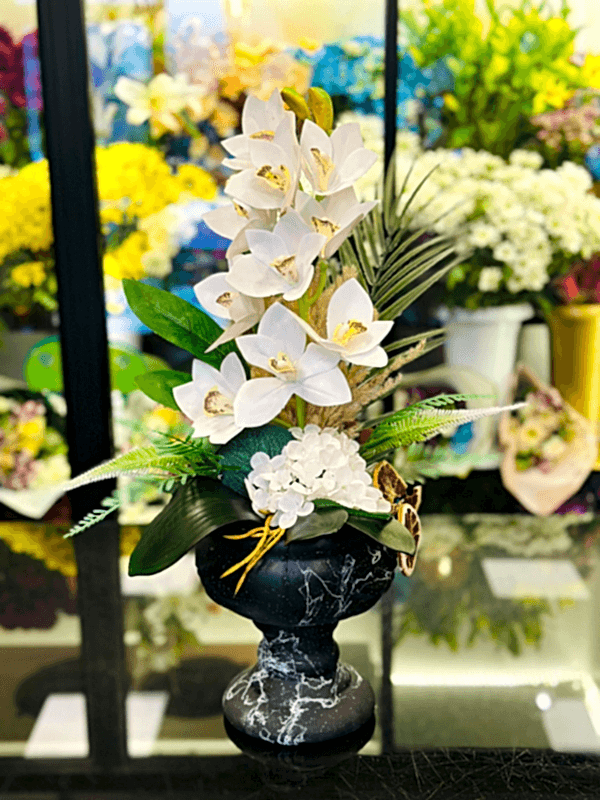  Gaziantep Çiçekçiler - Beyaz Orkide Güzelliği