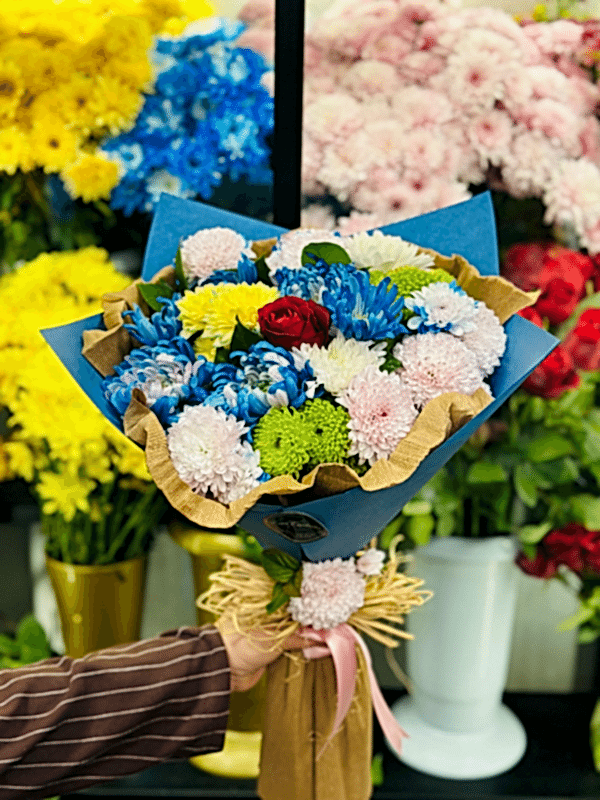  Gaziantep Çiçekçiler - Mavi Sevenlere Özel Tasarım