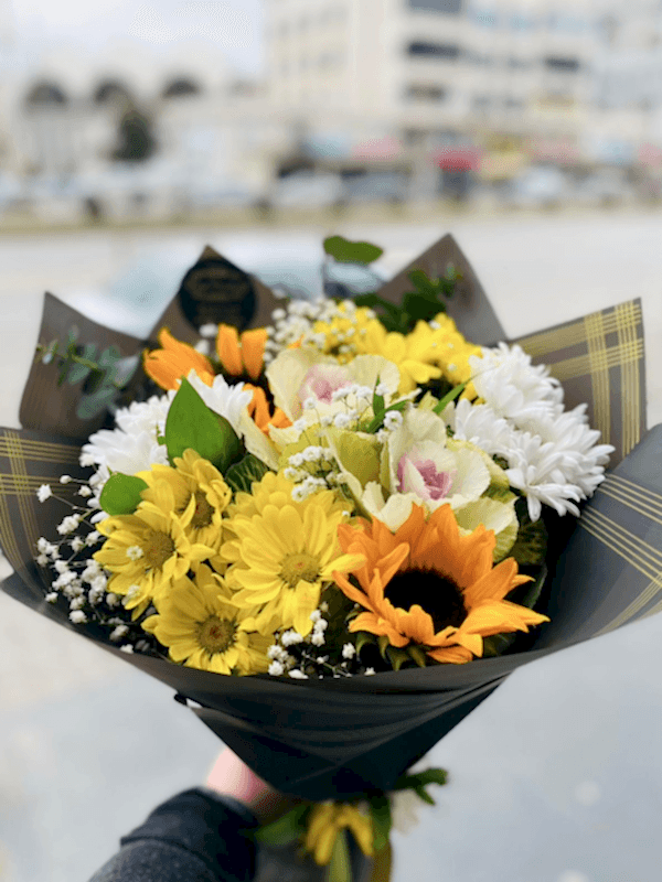 Gaziantep Çiçek Siparişi - Sarı Papatyalı Mevsim Buketi