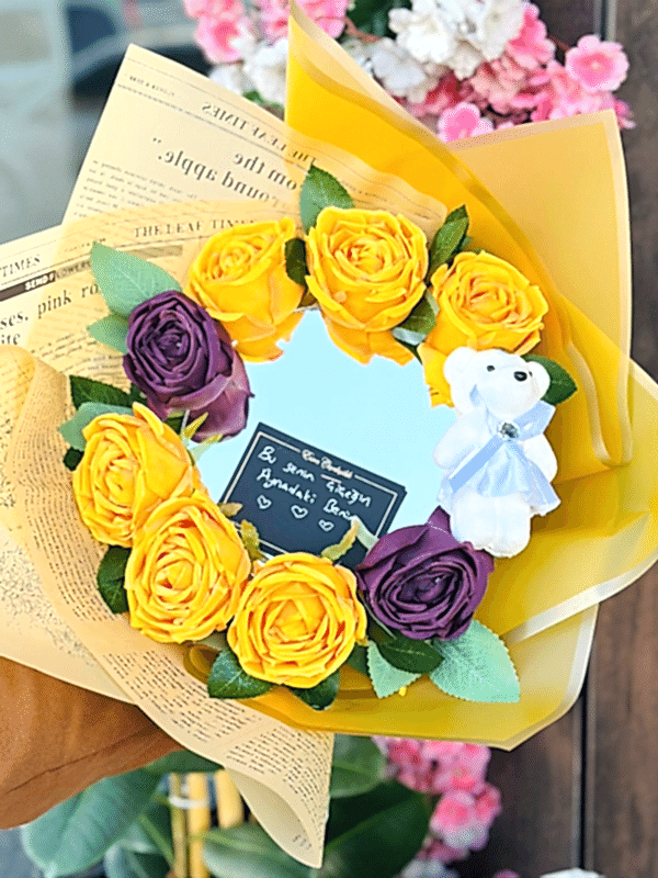 Gaziantep Çiçek Siparişi - Sarı Sevenlere Özel Tasarım