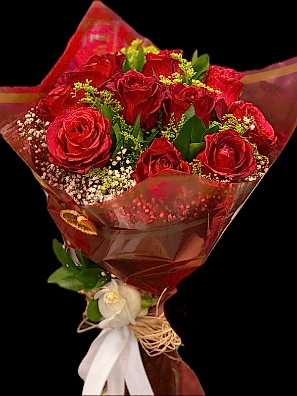 Gaziantep Flower Order - 10 Red rose bouquets