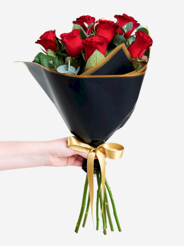  Gaziantep Çiçekçiler - 7 Adet Kırmızı Gül Buketi