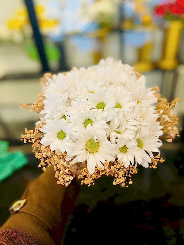  Gaziantep Çiçekçi - Beyaz Papatya Demeti 