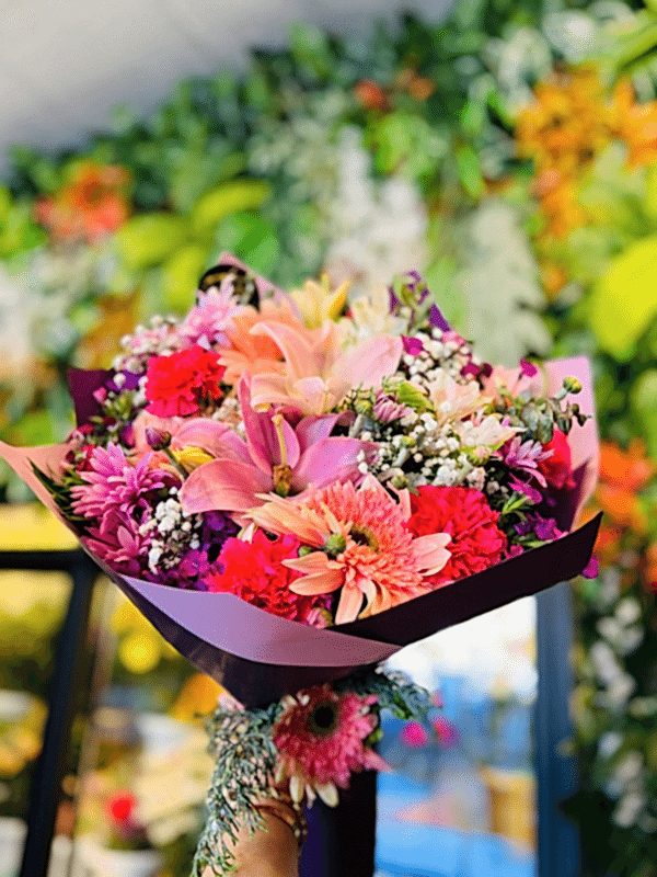  Gaziantep Çiçek Gönder - Karışık Zambak  Mevsim Buketi