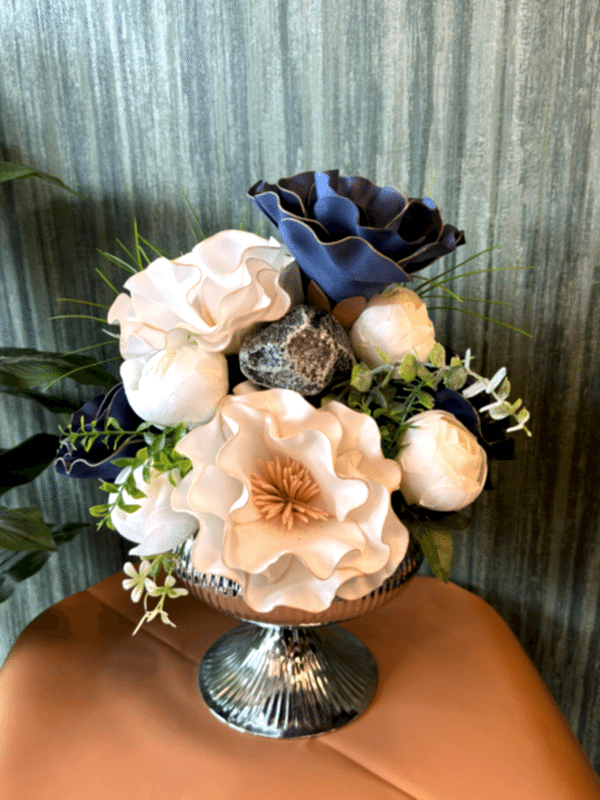  Send Flowers to Gaziantep - ARTIFICIAL FLOWER IN METAL FLOWER POT