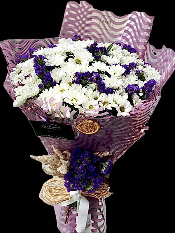  Gaziantep Çiçek Gönder - Mor Beyaz Şıklığı