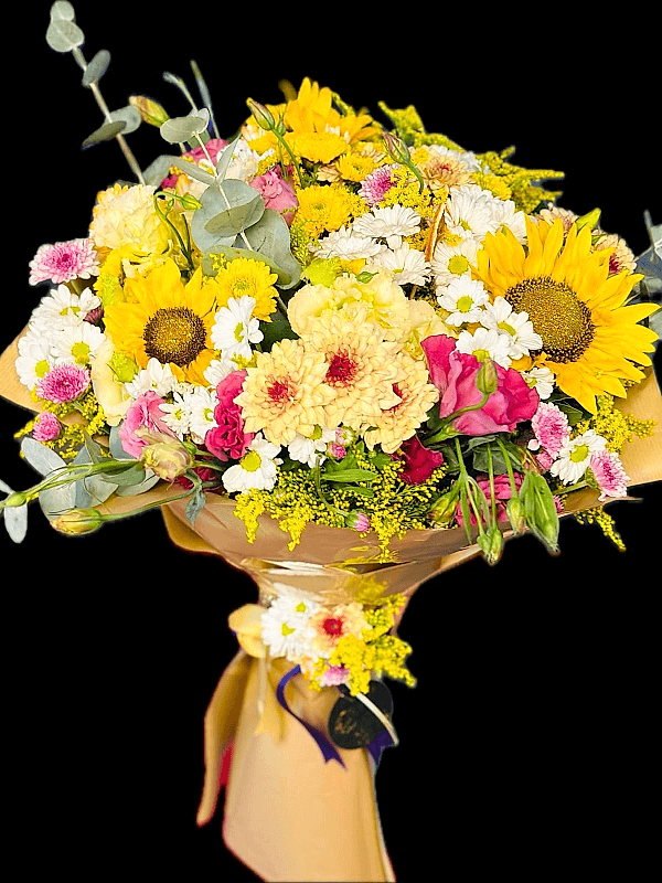 Gaziantep Çiçek Siparişi - Ayçiçeği Mevsim  Sarı Ton Buket