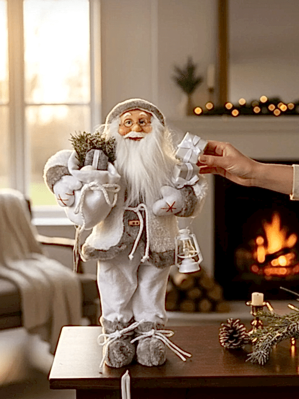 Gaziantep Çiçek Siparişi - Noel Baba Beyaz Renk