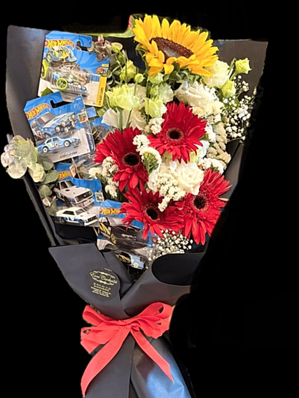 Gaziantep Flower Order - VIP PRODUCT METAL ARABIC BOUQUET WITH COLORFUL  FLOWERS