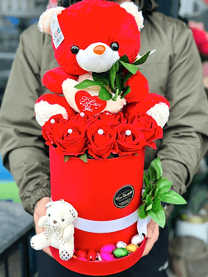  Gaziantep Çiçekçi - Kırmızı Severlere Özel