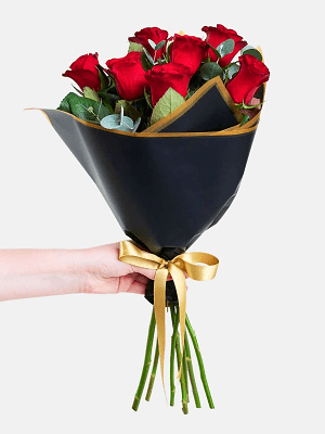  Gaziantep Çiçekçiler - 7 Adet Kırmızı Gül Buketi