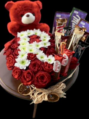  Gaziantep Çiçekler - Baş Harf Vip Kutu