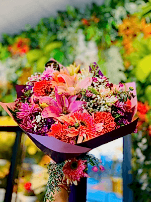  Gaziantep Çiçek Gönder - Karışık Zambak  Mevsim Buketi