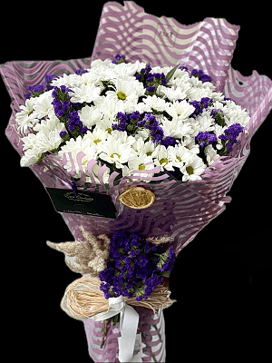  Gaziantep Çiçek Gönder - Mor Beyaz Şıklığı